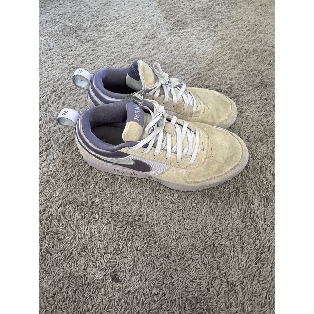 Nike Book 1 Rattlesnake Men's Size 12 White Purple Basketball Shoes FJ4249-500